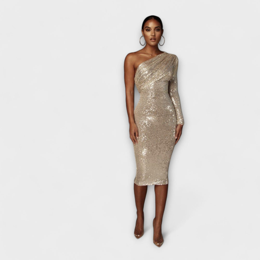 Večerní šaty s překříženým vrškem