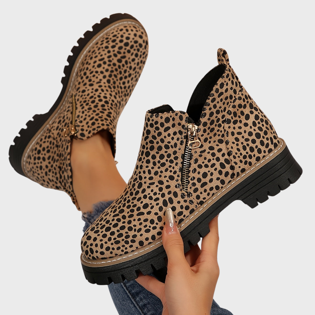 Mealla | Pevné boty se zapínáním na zip