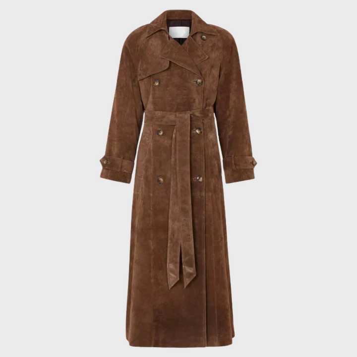 Szymański | Semišový trenčkot