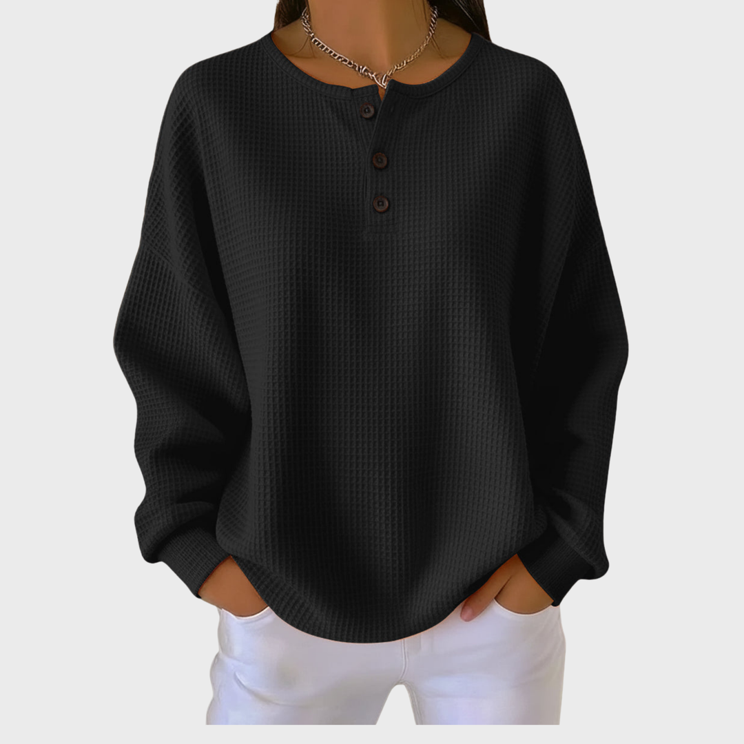 Snuvé™ – Lehká mikina s kulatým výstřihem