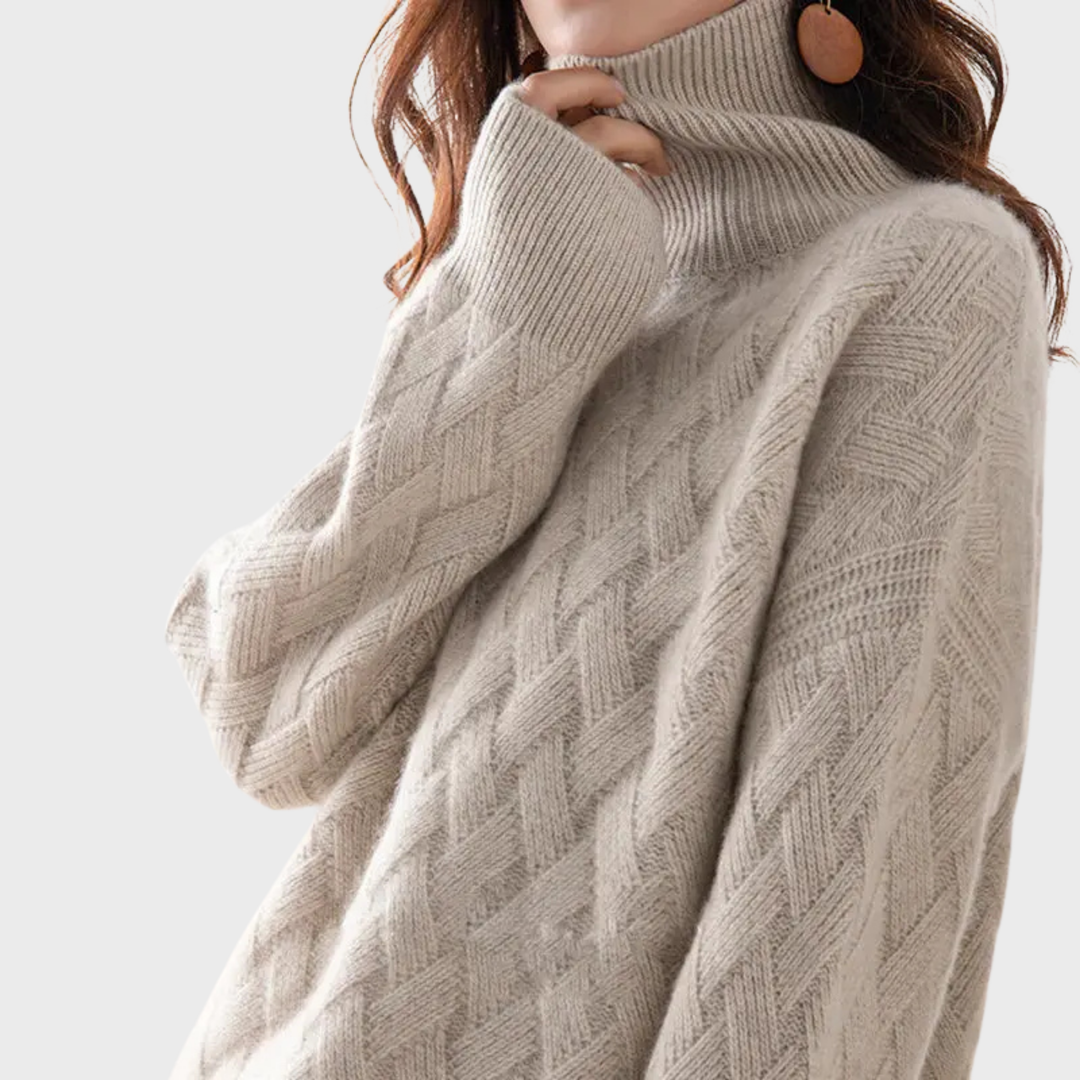 Cerise | Podzimní rolákový svetr