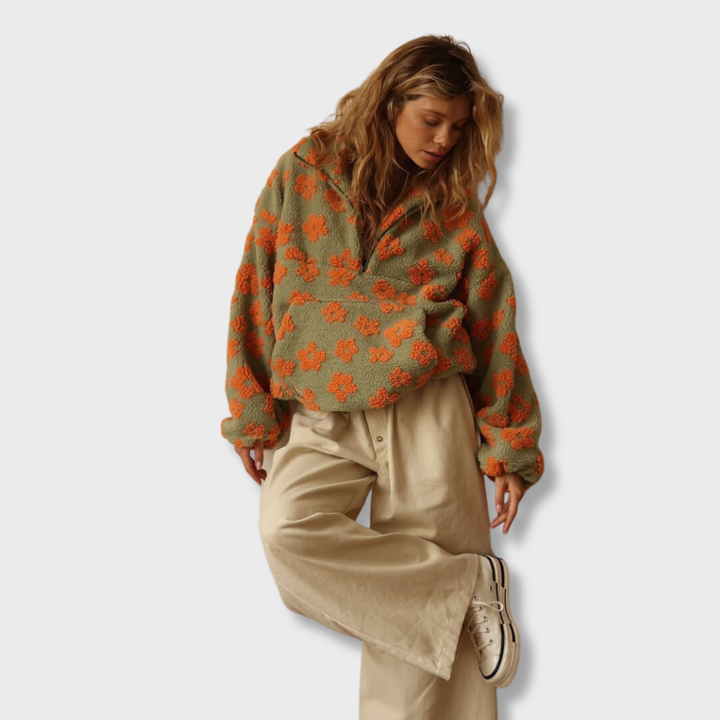 Anita | Květinový svetr