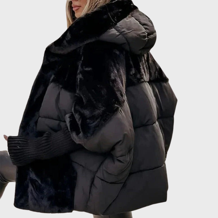 Dominika™ | Teplá prošívaná bunda s kapucí