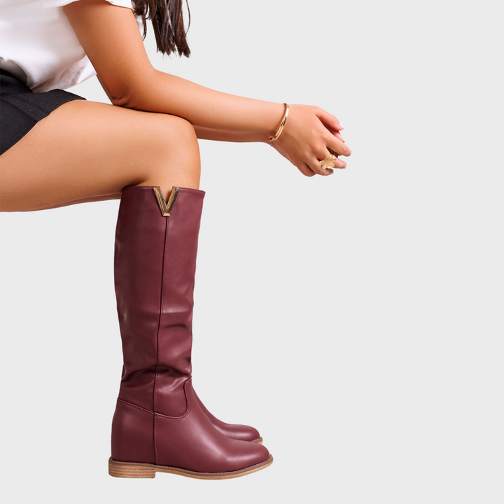 Kafka | Lenka – Elegantní kotníkové boty s vnitřním klínem