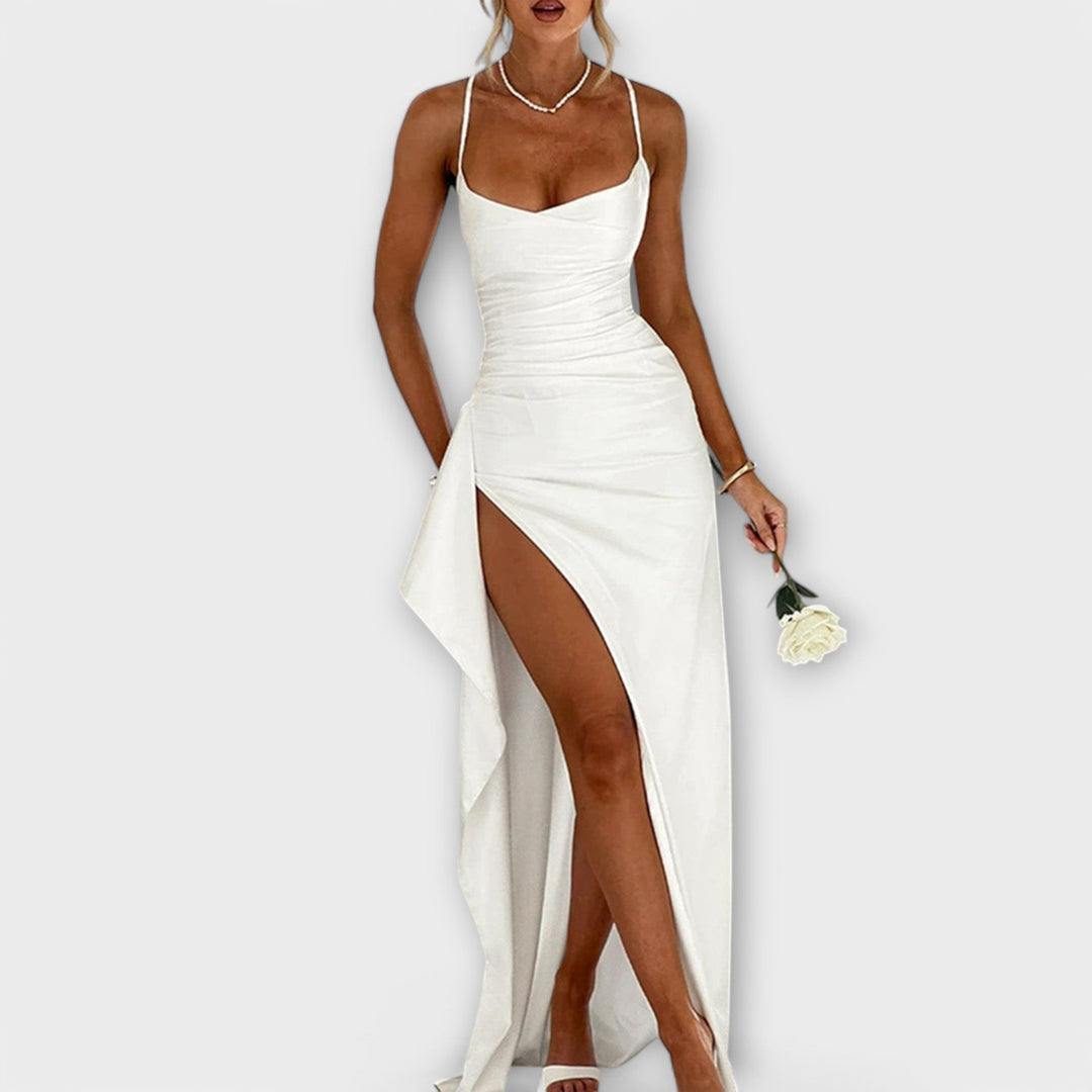 Darby - Elegantní Saténová Šaty