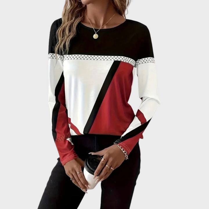 Christina | Stylová košile s dlouhým rukávem