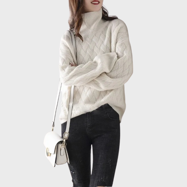 Cerise | Podzimní rolákový svetr