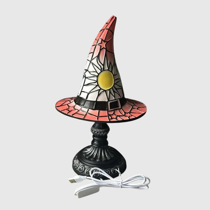 Skleněná Lampa ve Tvaru Čarodějnického Klobouku
