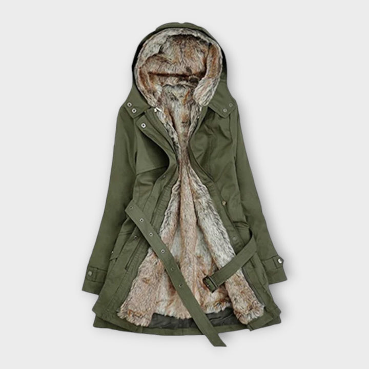 Hřejivý umělý kožich na zimu