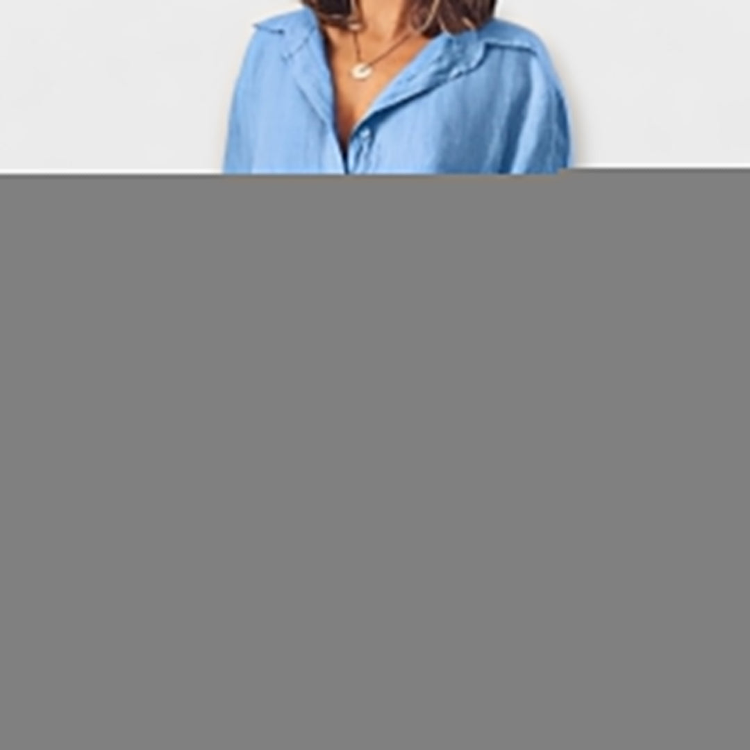 Ležérní lněná blůza pro každodenní nošení