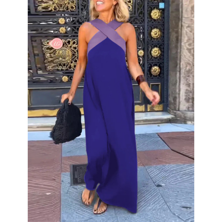 Noiré – Letní maxi šaty s překříženým výstřihem