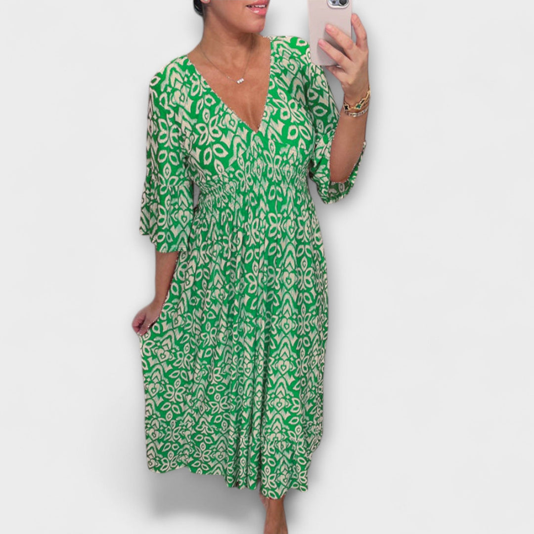 Jazlynn - Bohemian Kvetinové Šaty