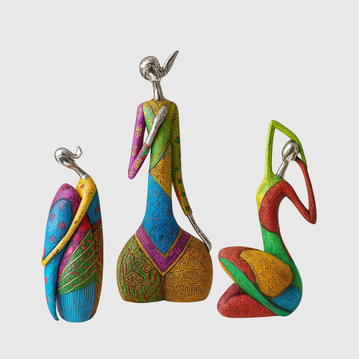 Barevná Abstraktní Žena