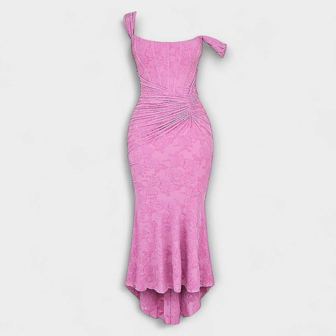 Renske - Dlouhé Šaty s Elegantním a Vysoce Kvalitním Korzetem